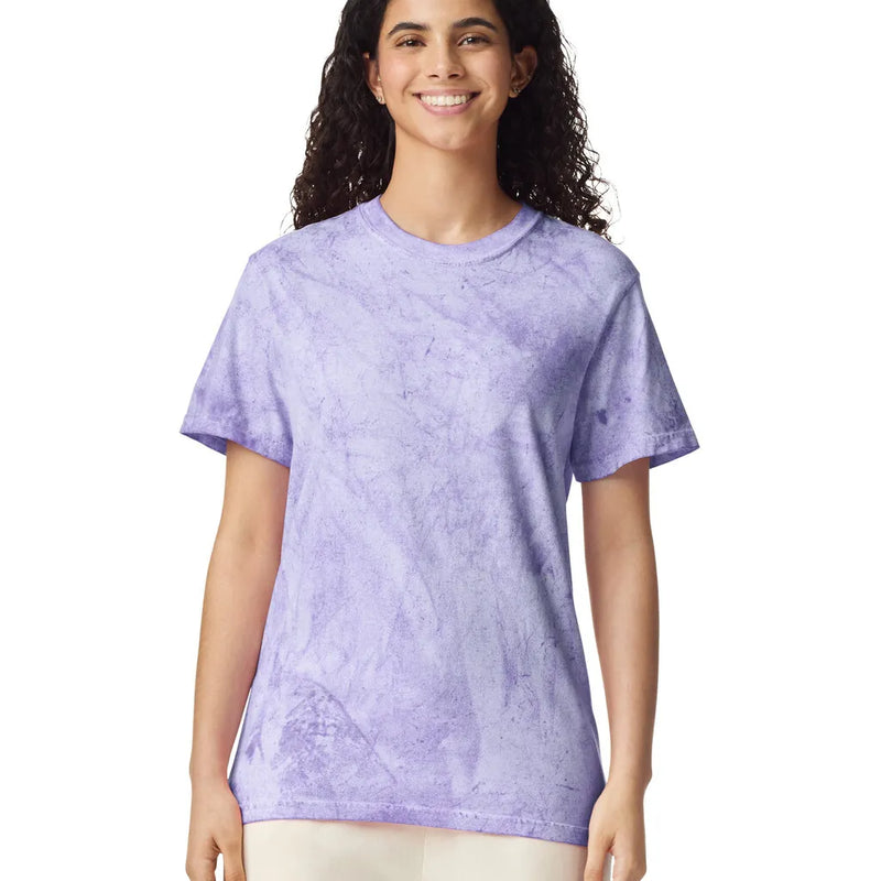 Comfort Colors 1745 Blast Cotton T-Shirt - Amethyst, Garment Dyed, Semi-Fitted (1 Piece)