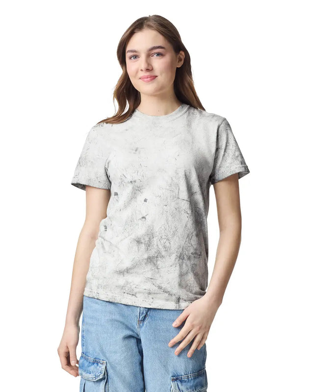 Comfort Colors 1745 Blast Cotton Fabric - Smoke, Adult T-Shirt, Semi-Fitted (1 Unit)