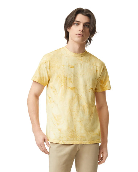 Comfort Colors 1745 Blast Cotton T-Shirt Fabric - Citrine, Semi-Fitted, Preshrunk Jersey Knit (1 Piece)