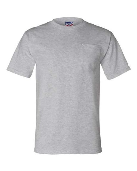 Bayside Unisex Union-Made Pocket T-Shirt