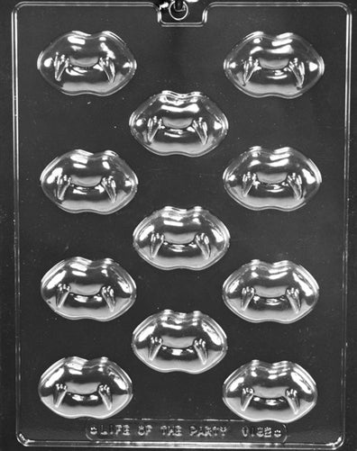 Lips with Fangs Chocolate Mold - LPV162