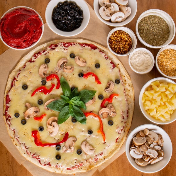 DeIorio's 16" Flat Uncooked Pizza Dough - 22/Case
