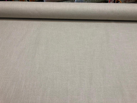 Jefferson Natural Beige Felt Backed Polyester Fabric - Beige, Felt Backed, 57" Width (1 Yard)