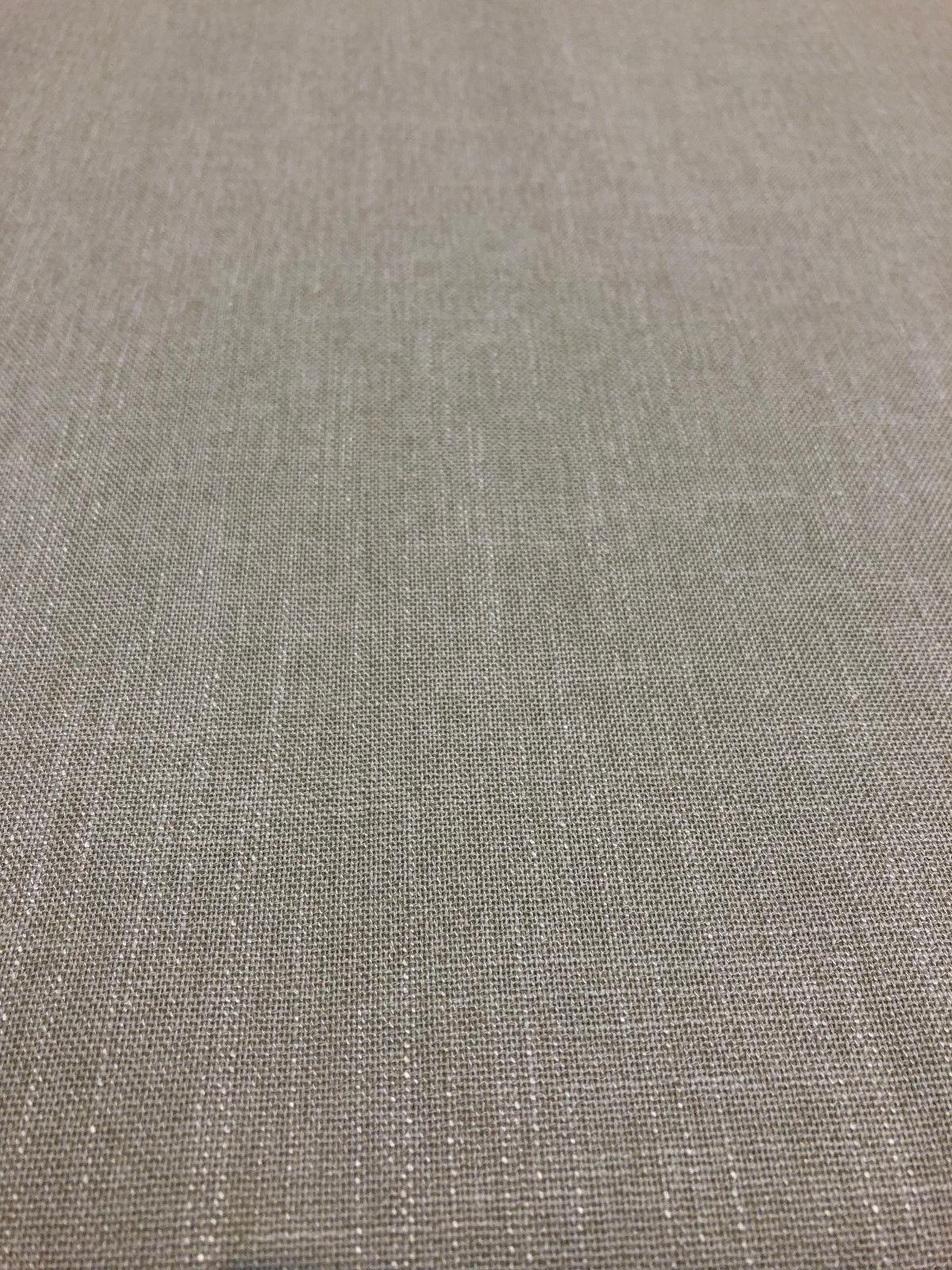 Jefferson Natural Beige Felt Backed Polyester Fabric - Beige, Felt Backed, 57" Width (1 Yard)