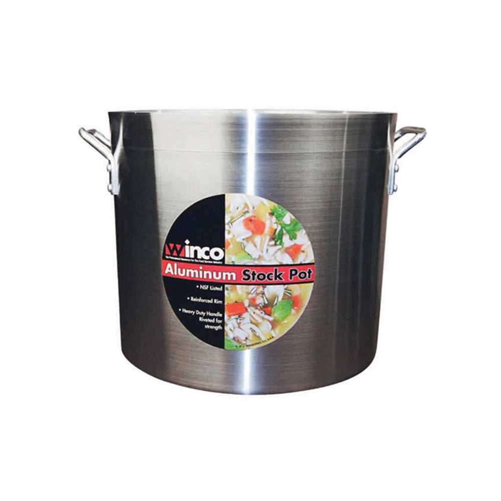 Winco Super Aluminum Stock Pot, 40 Quart