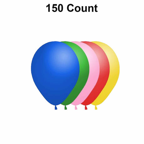 Standard Assorted Solid Color Balloons - 9 Inch