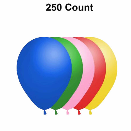 Standard Assorted Solid Color Balloons 11 Inch