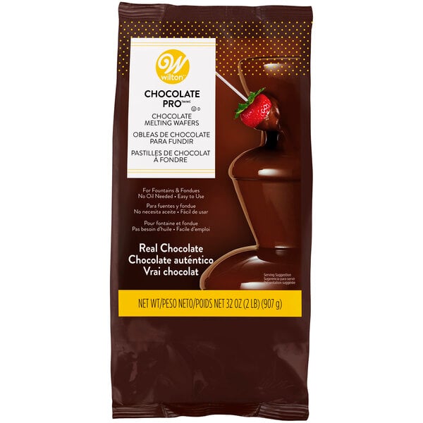 Wilton Chocolate Pro Milk Chocolate Melting Chocolate Wafers - 2 lb.