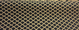 Black Gold Diamond Damask Chenille Upholstery Fabric - Black And Gold Damask, 56" Width (1 Yard)