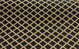 Black Gold Diamond Damask Chenille Upholstery Fabric - Black And Gold Damask, 56" Width (1 Yard)