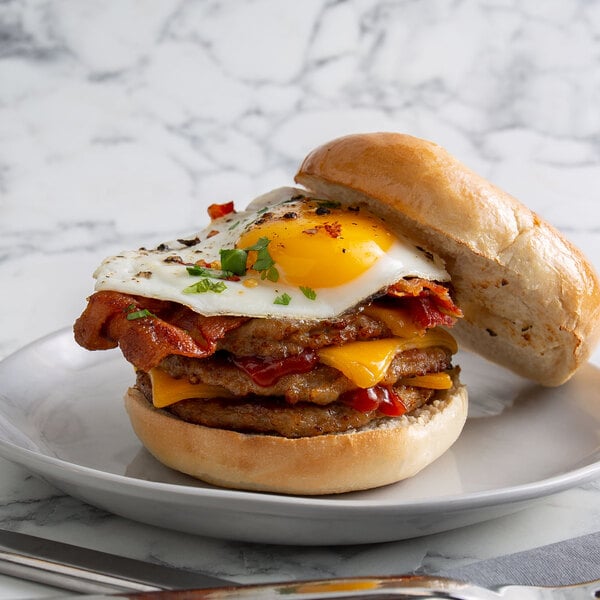 Hatfield Chef Signature 2 oz. Pork Sausage Patty - 10 lb.