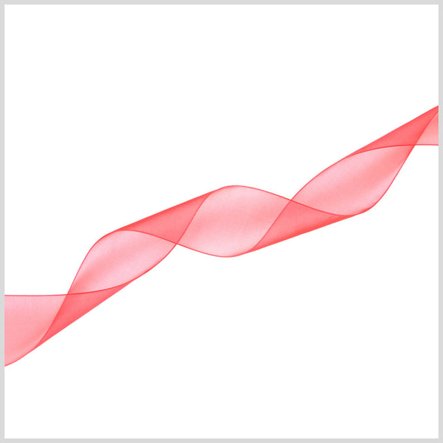1/4" Red Organza Ribbon