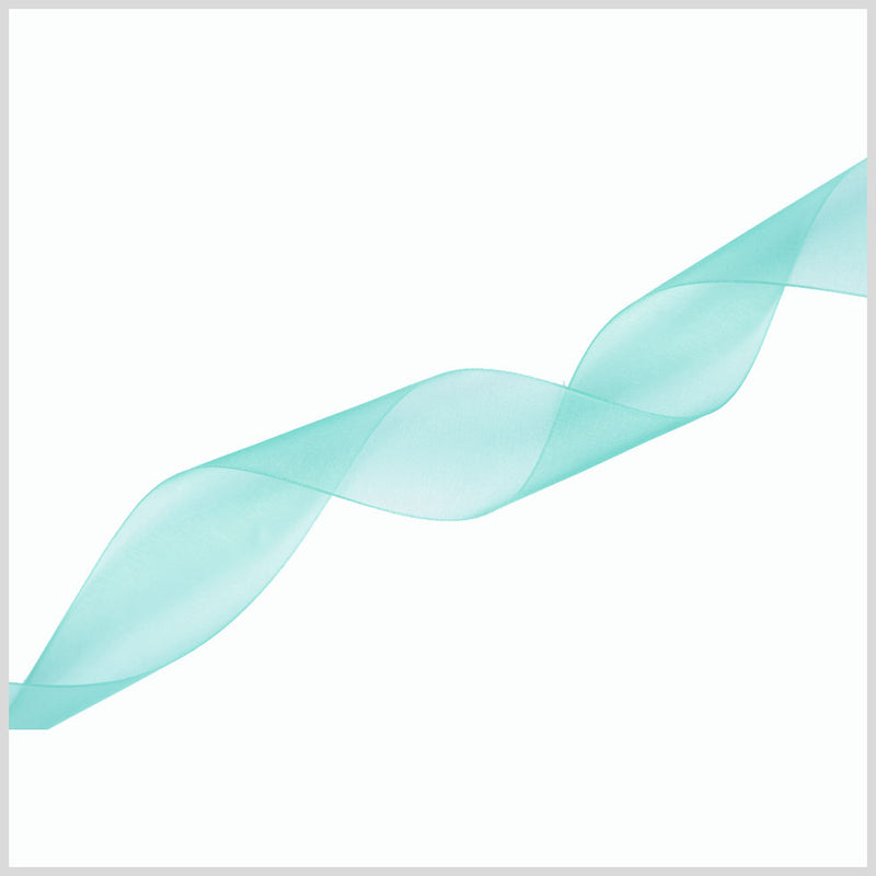 1/4" Jade Organza Ribbon