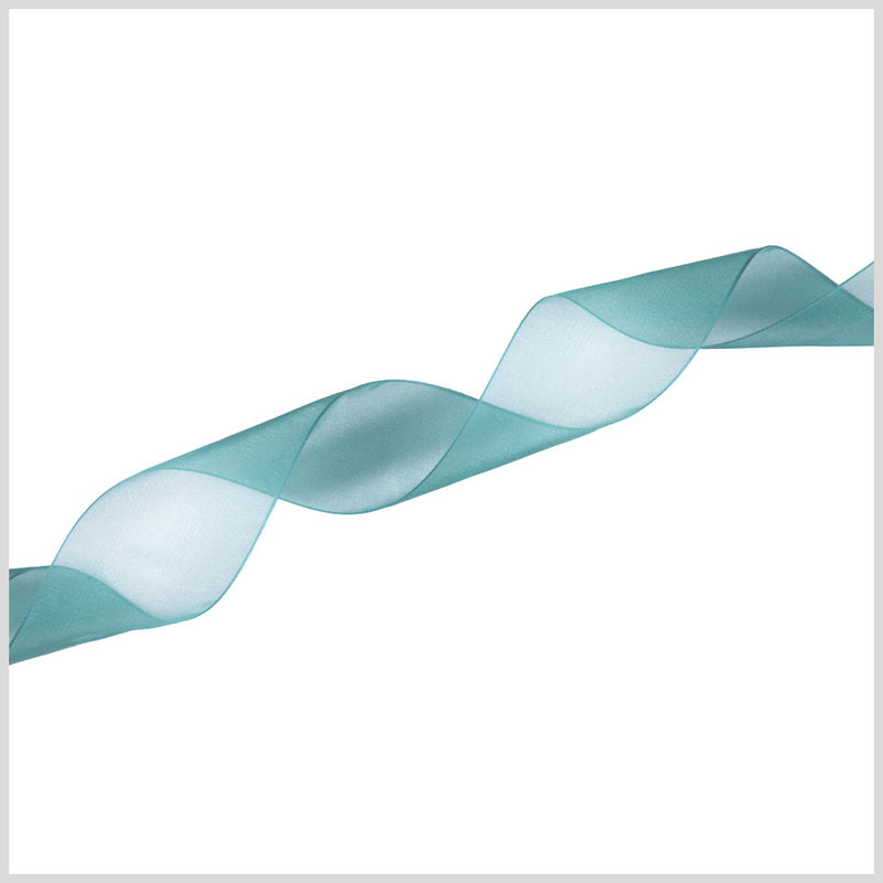 1/4" Teal Organza Ribbon