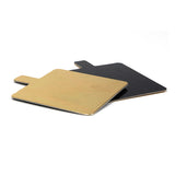 Square Double Sided Gold & Black Mono Board with Tab, 3" (8cm) - Case of 200