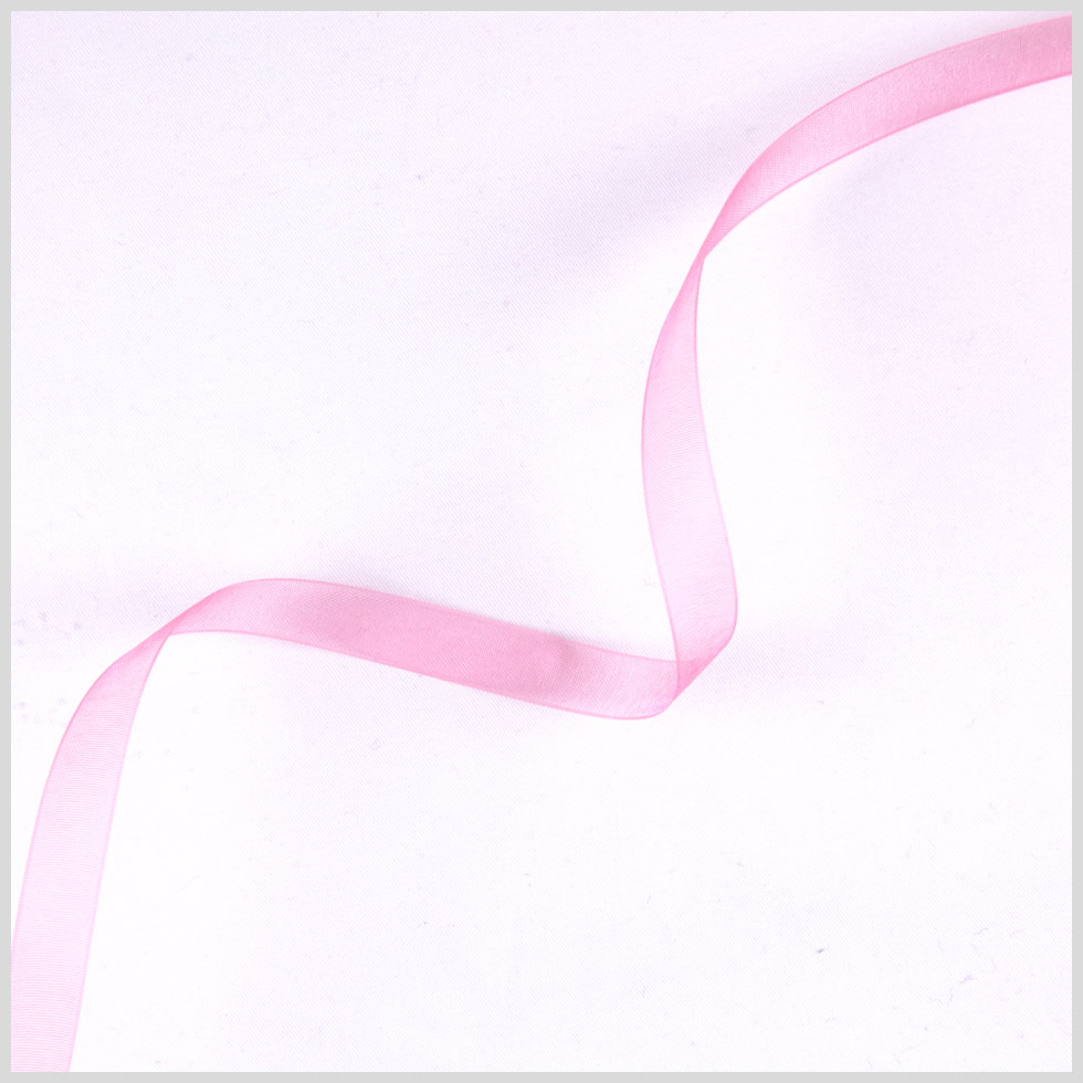 3/8" Hot Pink Organza Ribbon