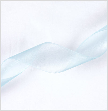 3/8" Light Blue Organza Ribbon