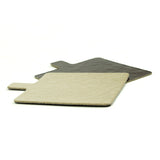 Square Double Sided Mono Board with Tab, Chocolat / Praline 3" (8cm) - Case of 200