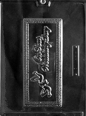 On Your Wedding Day Card Chocolate Mold - LPW006