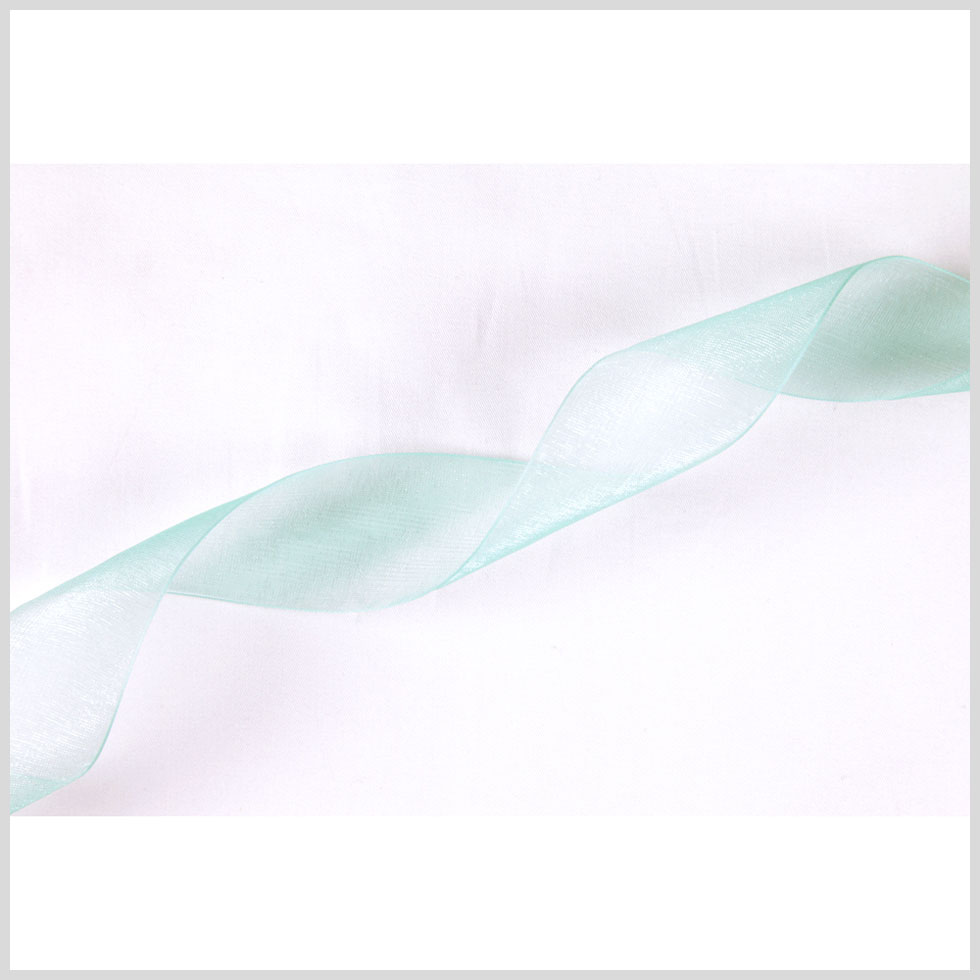 3/8" Mint Organza Ribbon