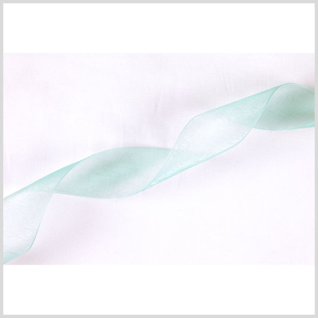 3/8" Mint Organza Ribbon