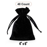 Velvet Gift Bags 4" x 6" Soft and Compact