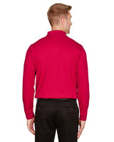 Devon & Jones® CrownLux Performance Men's Plaited Long Sleeve Polo