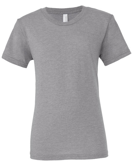 Bella + Canvas® Youth CVC Jersey Crewneck Short Sleeve T-Shirt