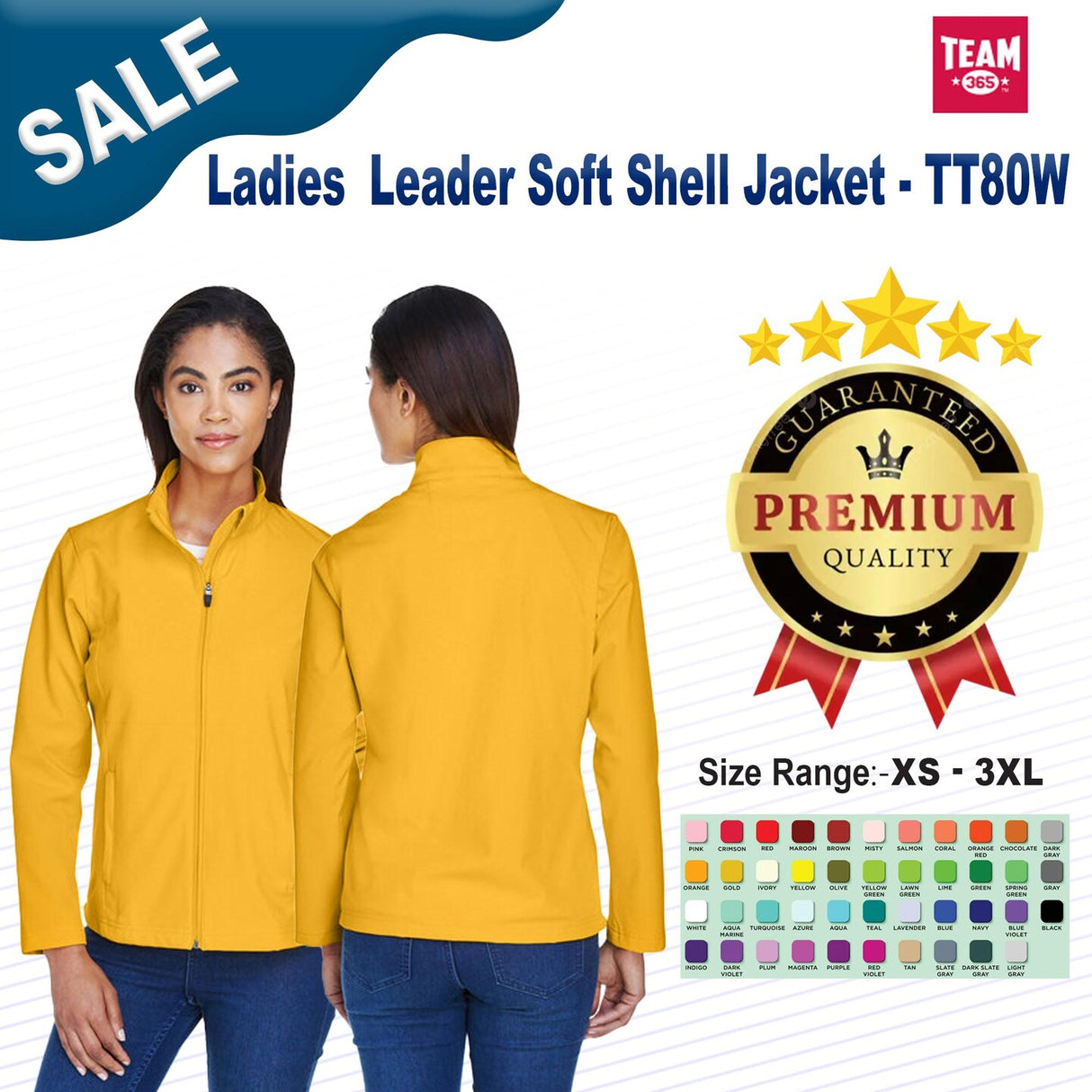 Team 365® Ladies Leader Soft Shell Jacket
