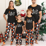 Christmas Pajamas Short-Sleeve T-Shirts Trousers Sets