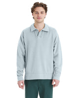 ComfortWash by Hanes® Garment Dye Polo Collar Sweatshirt - GDH490