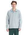 ComfortWash by Hanes® Garment Dye Polo Collar Sweatshirt - GDH490