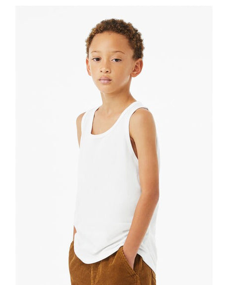 Bella + Canvas® Youth Heather CVC Tank - 3480YCVC