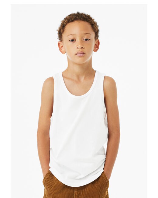 Bella + Canvas® Youth Heather CVC Tank - 3480YCVC