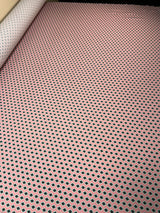 Polyester Elastane Printed Knit Green Pink