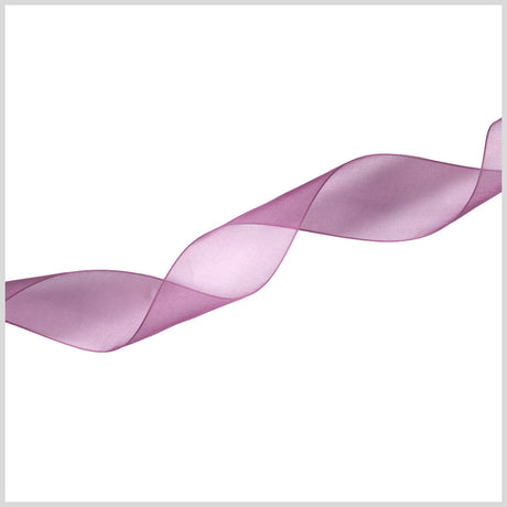 7/8" Plum Organza Ribbon