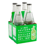 Boylan Bottling Co. 12 fl. oz. Lime Seltzer - 24/Case