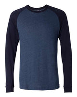 BELLA + CANVAS Men's Long Sleeve Jersey Baseball Tee