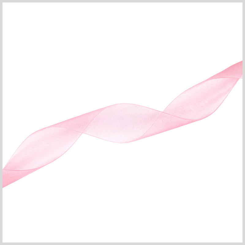 1.5" Dusty Rose Organza Ribbon