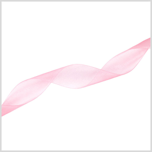 1.5" Dusty Rose Organza Ribbon
