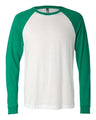 BELLA + CANVAS Men's Long Sleeve Jersey Baseball Tee
