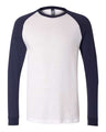 BELLA + CANVAS Men's Long Sleeve Jersey Baseball Tee