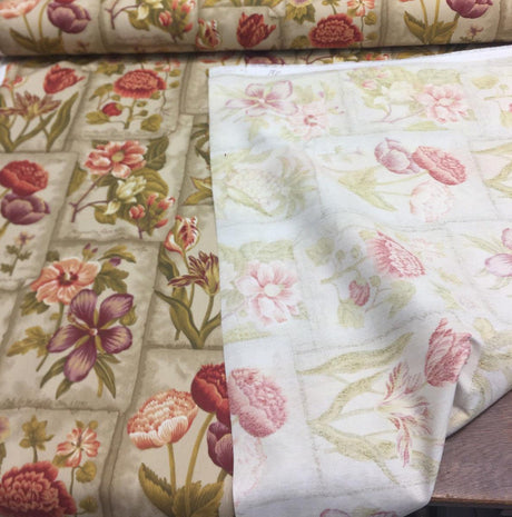 Waverly Botanic Garden In Plantation Mount Vernon Collection Cotton Fabric - Floral Tropical Botanical, 54" Width (1 Yard)