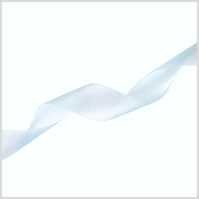 1.5" Light Blue Organza Ribbon