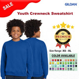 Gildan® Youth Crewneck Long Sleeve Sweatshirt