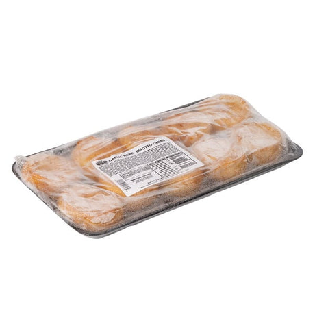 Spring Glen Fresh Foods 4 oz. Fried Garlic Herb Risotto Cakes - 20/Case