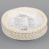 Chef Pierre 9" Deep Dish Unbaked Pie Shell - 20/Case