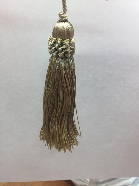 Italian Key Tassel - Light Green, 5" Length (100 Pieces)