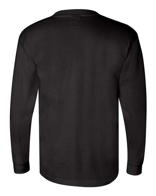 Bayside Unisex Union-Made Long Sleeve Pocket T-Shirt