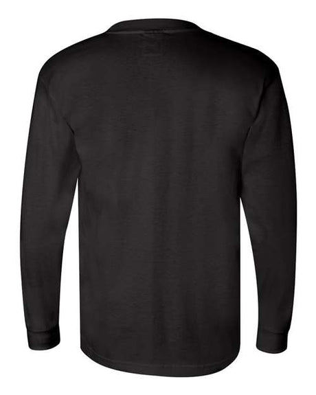 Bayside Unisex Union-Made Long Sleeve Pocket T-Shirt